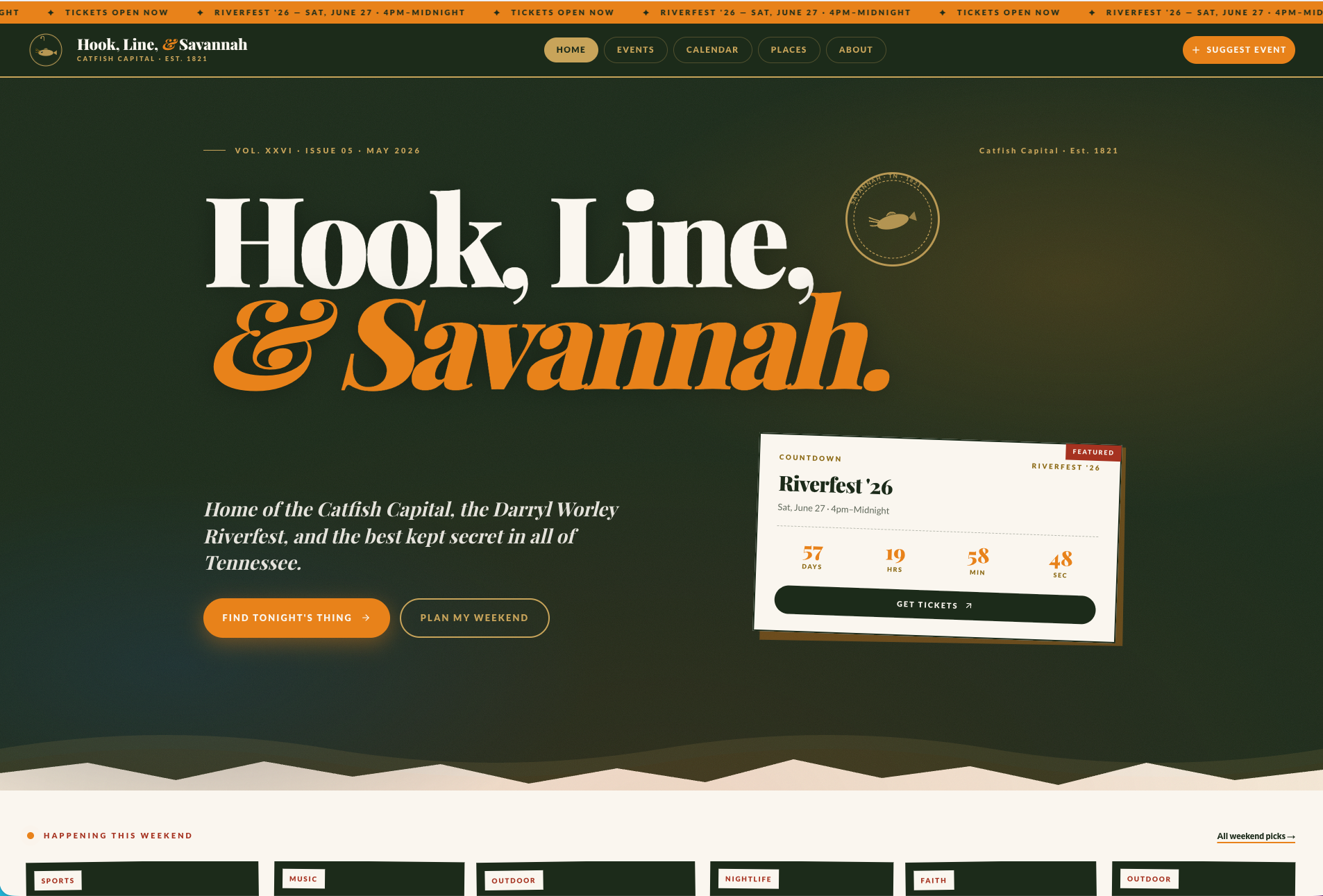 Hook Line and Savannah